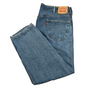 Levi's 550 men’s Relaxed Fit tapered 42Wx30L Blue Denim classic vintage style
